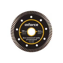  Диск алмазный турбо ультротонкий для УШМ Inforce 11-01-496 
