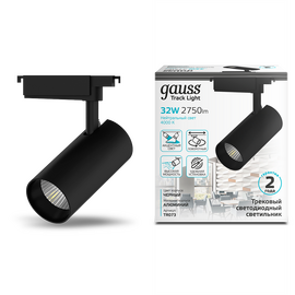  Трековая система GAUSS TR073, 4000К, белый нейтральный, черный 