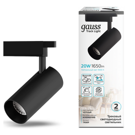  Трековая система GAUSS TR069, 4000К, белый нейтральный, черный 