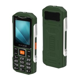  Мобильный телефон Maxvi T20 зеленый 