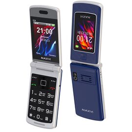  Мобильный телефон Maxvi E28 синий 