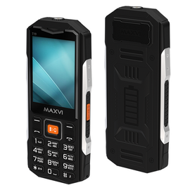  Мобильный телефон Maxvi T19 черный 