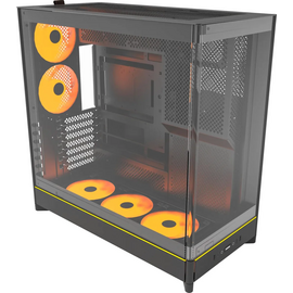  Корпус Montech HS02 Pro Black / ATX / 5x120mm ARGB fans hub / HS02 Pro (B) 