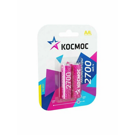  Аккумулятор Космос NiMH 2700мАч 2 BL KOCR6NIMH2700MAH2BL 