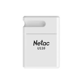  Флеш Диск Netac U116 64Gb <NT03U116N-064G-32WH>, USB3.0, миниатюрная пластиковая белая 