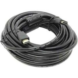  Кабель 5bites APC-014-100 HDMI M/HDMI M V1.4b, высокоскоростной, ethernet+3D, зол.разъемы, ферр.кольца, 10м. 