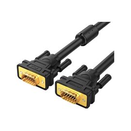  Кабель UGREEN VG101 11646 VGA Male to Male Cable 2m Black 