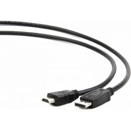  Кабель Bion BXP-CC-DP-HDMI-018 DisplayPort - HDMI, 20M/19M, однонаправленный конвертор сигнала с DisplayPort в HDMI, экран, 1,8м, черный 