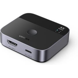  Переключатель UGREEN AW503 (55452) USB-C+HDMI Switch 2 In 1 Out Up to 4K@60Hz Black 