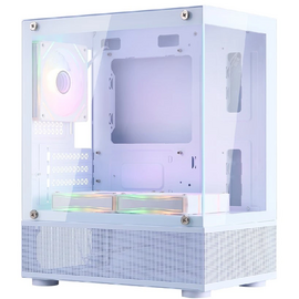  Корпус 1STPLAYER Miku Mi2-A ARGB White (Mi2-A-WH-2FC7R-W-1FC7-W) / mATX / 3x120mm ARGB fans 