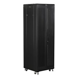  Шкаф серверный Lanmaster TWT-CBB-42U-8X10-G1 напольный 42U 800x1000мм пер.дв.стекл черный 