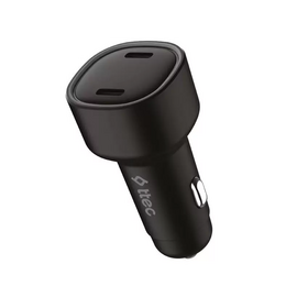  АЗУ TTEC 2CKP03S SmartCharger Duo PD 60W Car Fast Charger USB-C+USB-C Black 