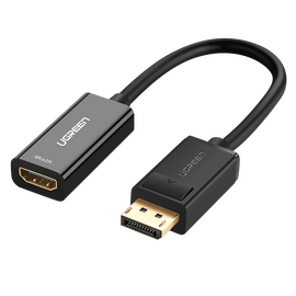  Конвертер UGREEN MM137 (40363) DP to HDMI Female Converter 4K*2K 30Hz Black 