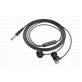  Наушники HOCO M110 Encourage metal universal earphones with mic (серный) 