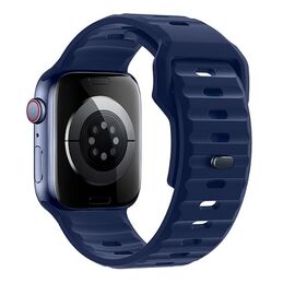  Ремешок HOCO WA27 Flexible для умных часов APPLE Watch 38/40/41mm силикон синий 