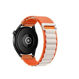  Ремешок HOCO WH05 Climbing, нейлон, оранжевый, белый 22mm 