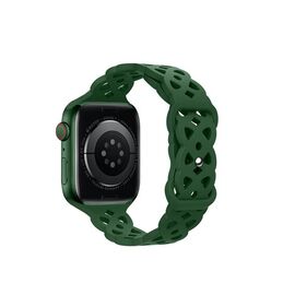  Ремешок HOCO WA09 Flexible для умных часов APPLE Watch 42/44/45/49mm силикон зелёный 
