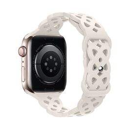  Ремешок HOCO WA09 Flexible для умных часов APPLE Watch 42/44/45/49mm силикон серый, светлый 