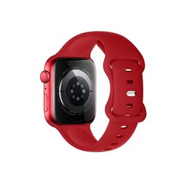  Ремешок HOCO WA15 Flexible для умных часов APPLE Watch 38/40/41/42mm силикон красный 