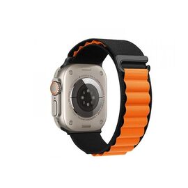  Ремешок HOCO WA20 Climbing для умных часов APPLE Watch 38/40/41/42mm нейлон чёрный, оранжевый 