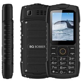 Мобильный телефон BQ BQM-2439 Bobber черный, IP68, 2.4" (320х240), 0,08Мп, 2000 mAh, 2 сим, плавающий корпус 