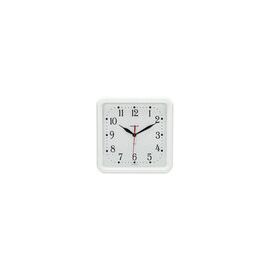  Часы настенные TROYKA 81810835, 26х26х3,5см квадрат, белые, белая рамка 
