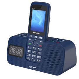  Мобильный телефон с док-станцией  Maxvi RT-03 черный 