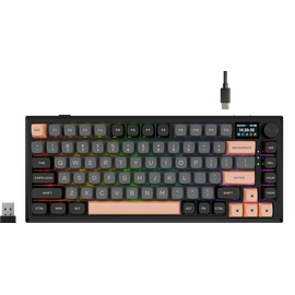 Клавиатура REDRAGON Eclipse Pro RU,RGB,BT+2.4G,чрн,металл,дисп (72708) 