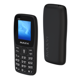  Мобильный телефон Maxvi C45 черный 