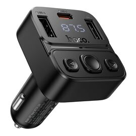  АЗУ HOCO E87 Delta 35W 1A1C car BT FM transmitter Black 