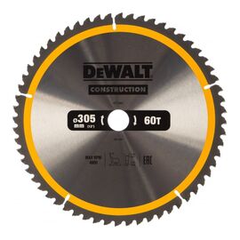  Пильный диск Dewalt Construct DT1960-QZ 305/30 60 ATB -5град 