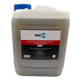  Кислота ортофосфорная техническая TECHHIM TH-KIOR-T-75-5000 5л. 72-75 класс А 