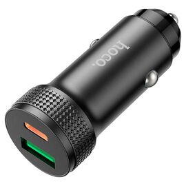  АЗУ HOCO Z49B Level PD38 1C1A car charger Black 