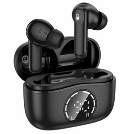  Наушники bluetooth HOCO EQ22 Singer true wireless ANC+ENC noise reduction BT headset Midnight black 