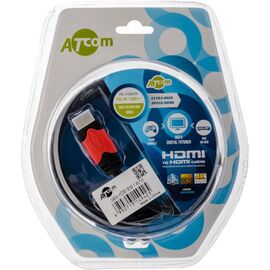  Кабель HDMI Atcom AT4944 3м, red/gold, блистер 
