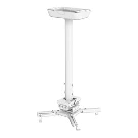  Кронштейн для проектора Cactus CS-PROF021M-WT белый макс.35кг потолочный поворот и наклон 