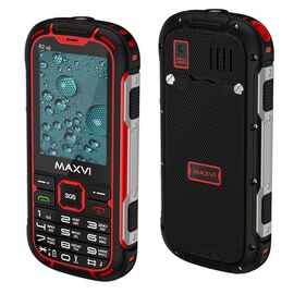  Мобильный телефон Maxvi R2 up красный 