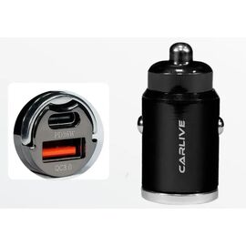  Автомобильное зарядное устройство Carlive CR51 QC3.0 + PD36W Black 50pcs 