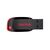  USB-флешка SanDisk Cruzer Blade 128GB USB2.0 черный/красный (SDCZ50-128G-B35) 