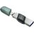  USB-флешка Sandisk 64Gb iXpand Flip SDIX90N-064G-GN6NN USB3.1 зеленый/серебристый 