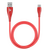  Дата-кабель Ceramic USB - USB-C, 1м, красный, Deppa, 72290 