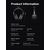  Наушники полноразмерные bluetooth HOCO W35 Max Auspicious ANC noise reduction BT headphones (черный) 