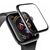  Защитное стекло COTEetCI 4D для Apple Watch SE, Full Glue 3D, 44mm, прозрачный+черная рамка 