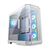  Корпус MSI MAG Pano M100R PZ White (306-7G24W21-809), Micro-ATX, 1xUSB 3.2 Gen 1, 1xUSB 3.2 Gen2 Type-C, 4x120mm ARGB Fan, ARGB+PWM, TG 