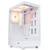  Корпус HSPD F510 (F510-TGWH-ARGB), без БП, Panoramic Mid Tower, White, TG, 0.5 SPCC, 3x120mm ARGB ATX, mITX 180/280/160mm 1x2.5", 7xPCI 2xUSB- 