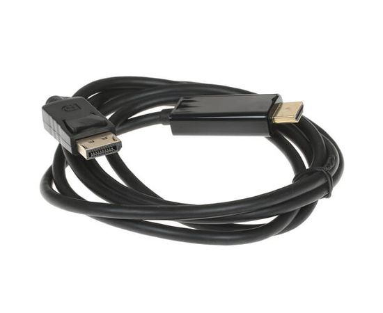  Кабель-адаптер Orient DisplayPort M C706 -> HDMI M, длина 1.8 метра, черный 