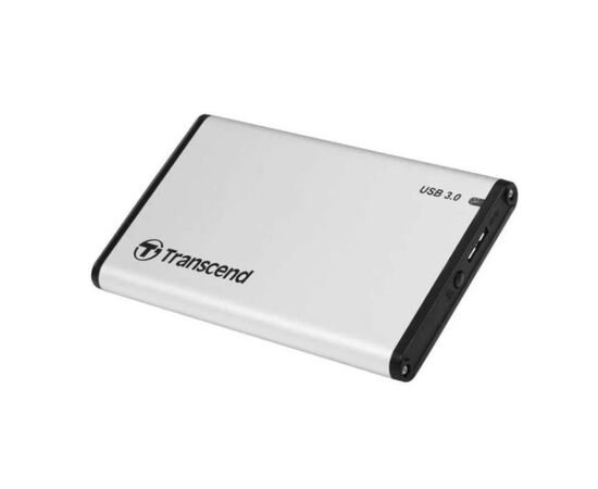  Внешний корпус для SSD/HDD Transcend StoreJet 25S3 (TS0GSJ25S3), SATA III 2.5",USB 3.1 Gen 1,Enclosure Kit,Серебристый 