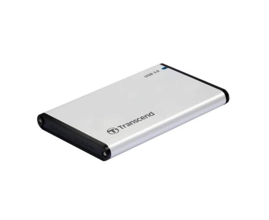  Внешний корпус для SSD/HDD Transcend StoreJet 25S3 (TS0GSJ25S3), SATA III 2.5",USB 3.1 Gen 1,Enclosure Kit,Серебристый 