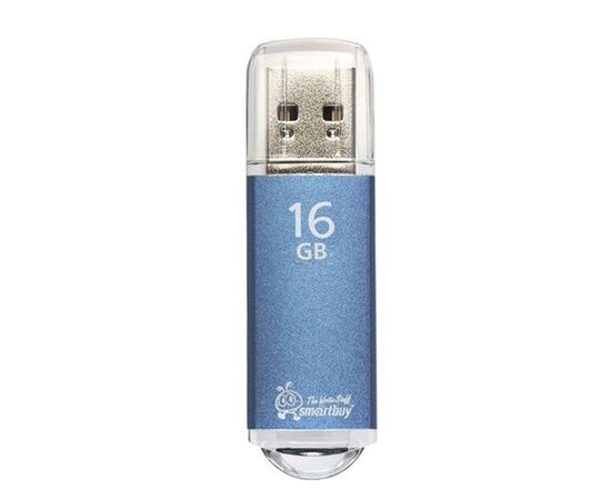  Флэш накопитель USB 16 Гб Smart Buy V-Cut (blue) (24953) 