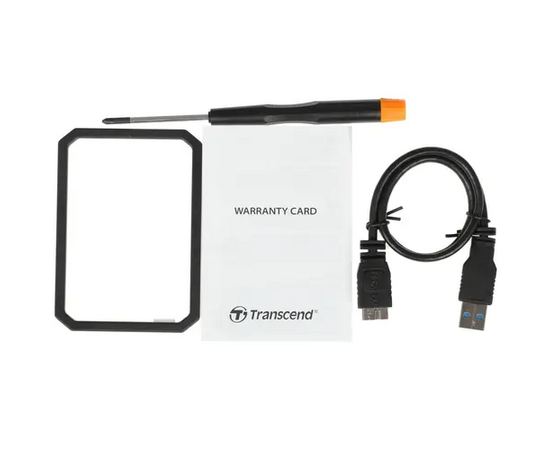 Комплект с корпусом Transcend StoreJet 25CK3 (TS0GSJ25CK3) для установки SSD/HDD , 2.5", conversion kit , Rubber housing 